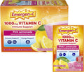 Emergen-C 1000 mg Vitamina C con Zinc y Vitaminas B - 30 sobres sabor Limonada Rosa