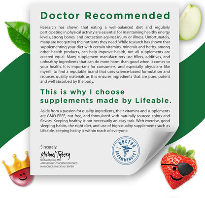 Lifeable Kids Biotin Gummies - 5000mcg - 90 – La biotina contribuye al mantenimiento de la piel en condiciones – Image 5
