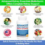 Advanced Kidney Essentials Multivitamin – 30 Cápsulas