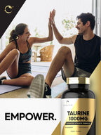 Carlyle Taurina 1000 mg - 400 Cápsulas - Aminoácido Esencial - Alta Potencia - Sin Gluten
