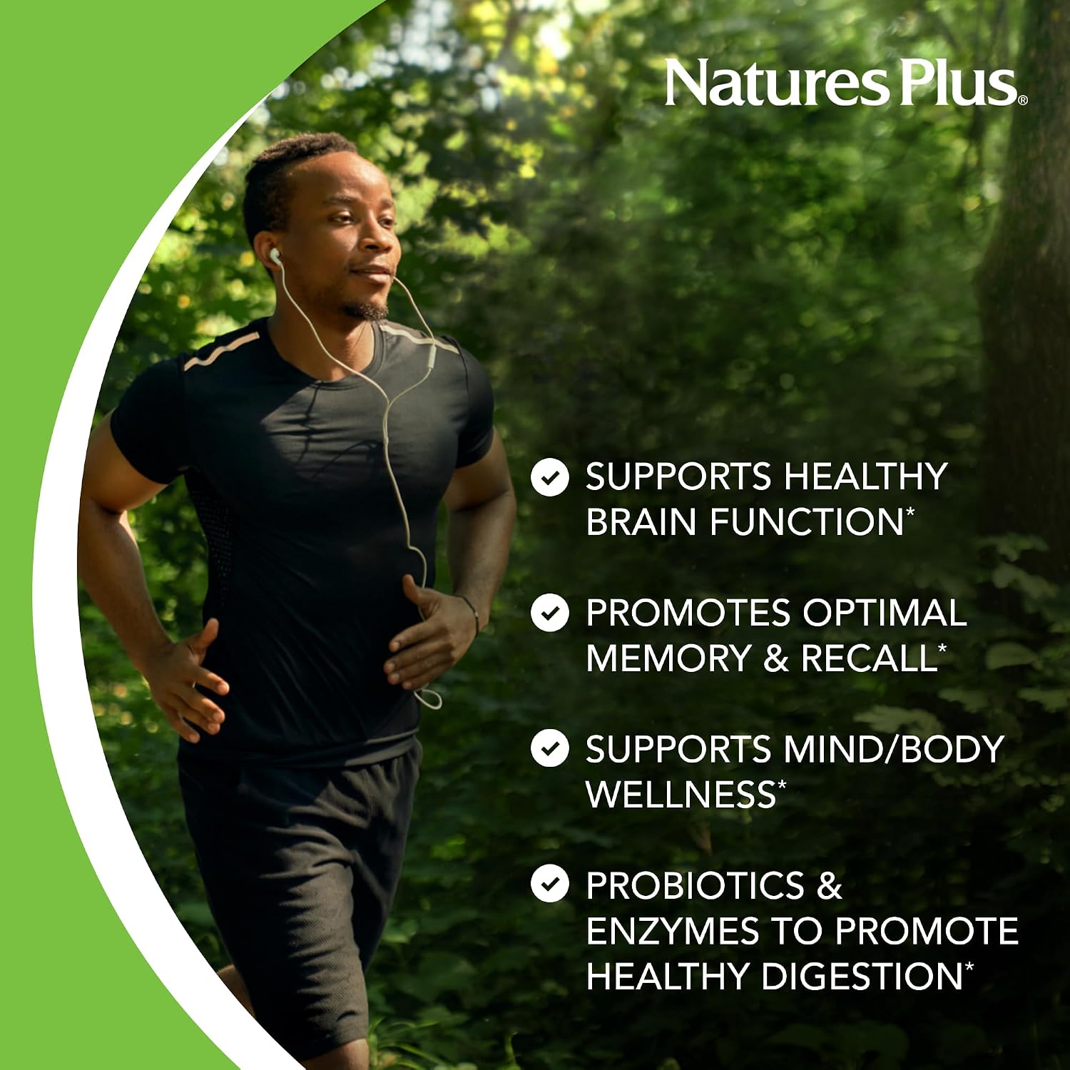 NaturesPlus BrainCeutix Multivitamínico - 90 Cápsulas