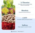 LifeSeasons Mood Stabili-T – Suplemento para el equilibrio emocional (60 cápsulas veganas)