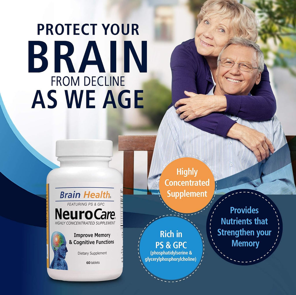 Suplemento Nootrópico para la Salud Cerebral Neuro Care - 60 Comprimidos