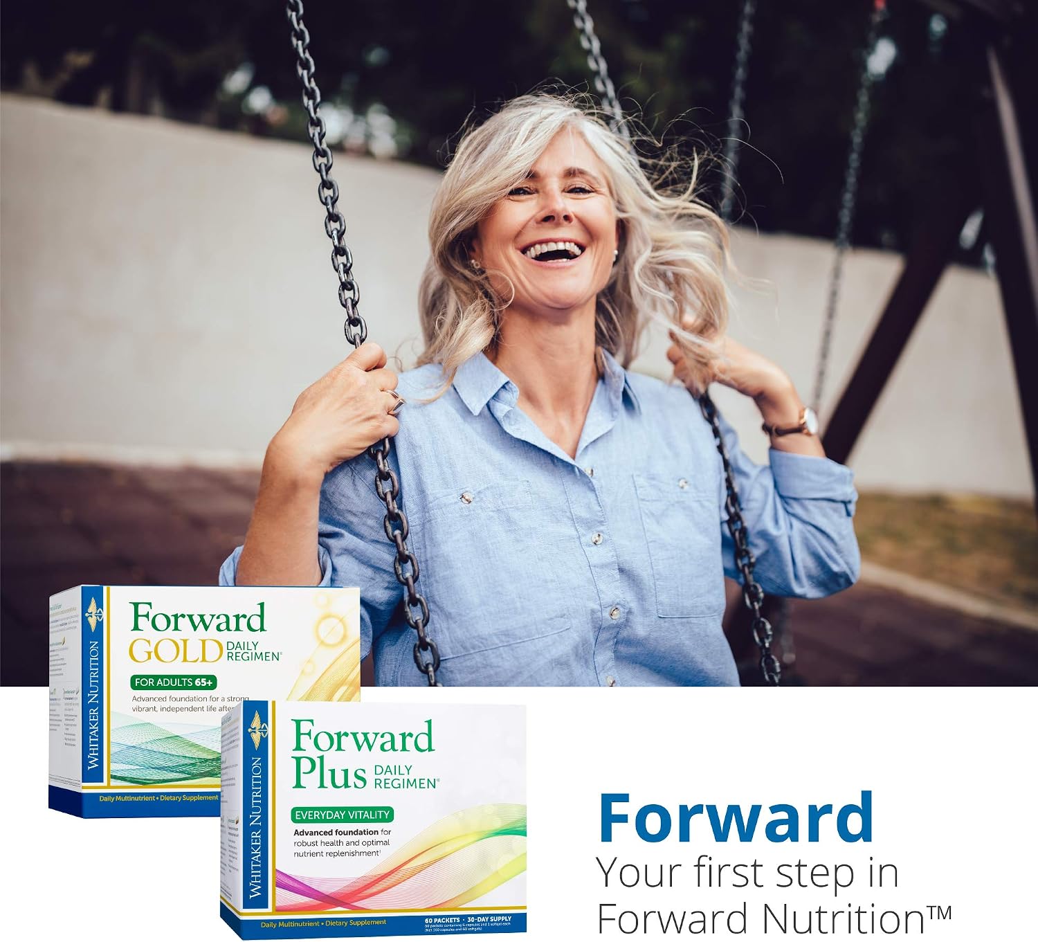 Dr. Whitaker's Forward Gold Multivitamínico 65+ 60 Sobres (30 Días)