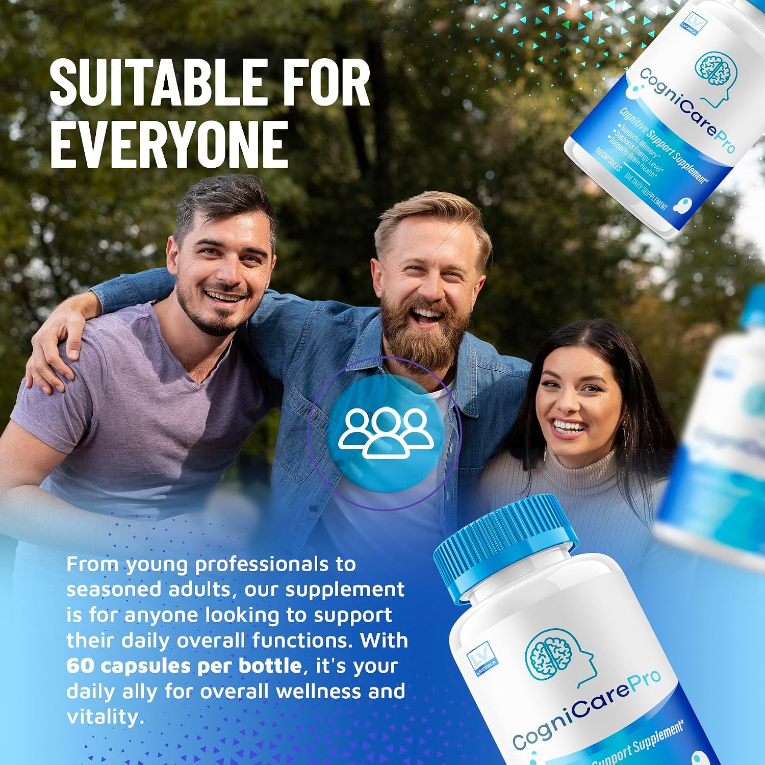 Cognicare Pro Cápsulas - Pack de 5 (300 Cápsulas para 5 Meses)