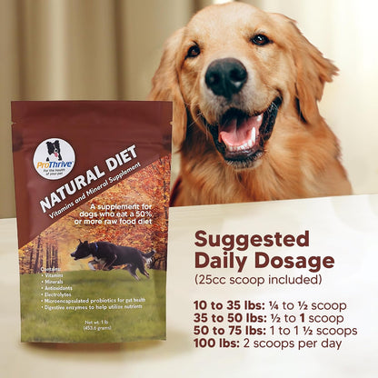 ProThrive Suplemento vitamínico para perros - Dieta natural, 454 g – Image 7