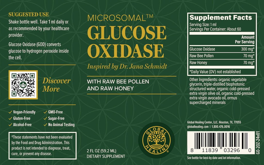Global Healing Glucosa Oxidasa - 59 ml