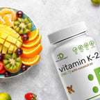 DEAL SUPPLEMENT Vitamina K2 MK-7 200mcg, 240 Cápsulas Blandas con Aceite de Coco