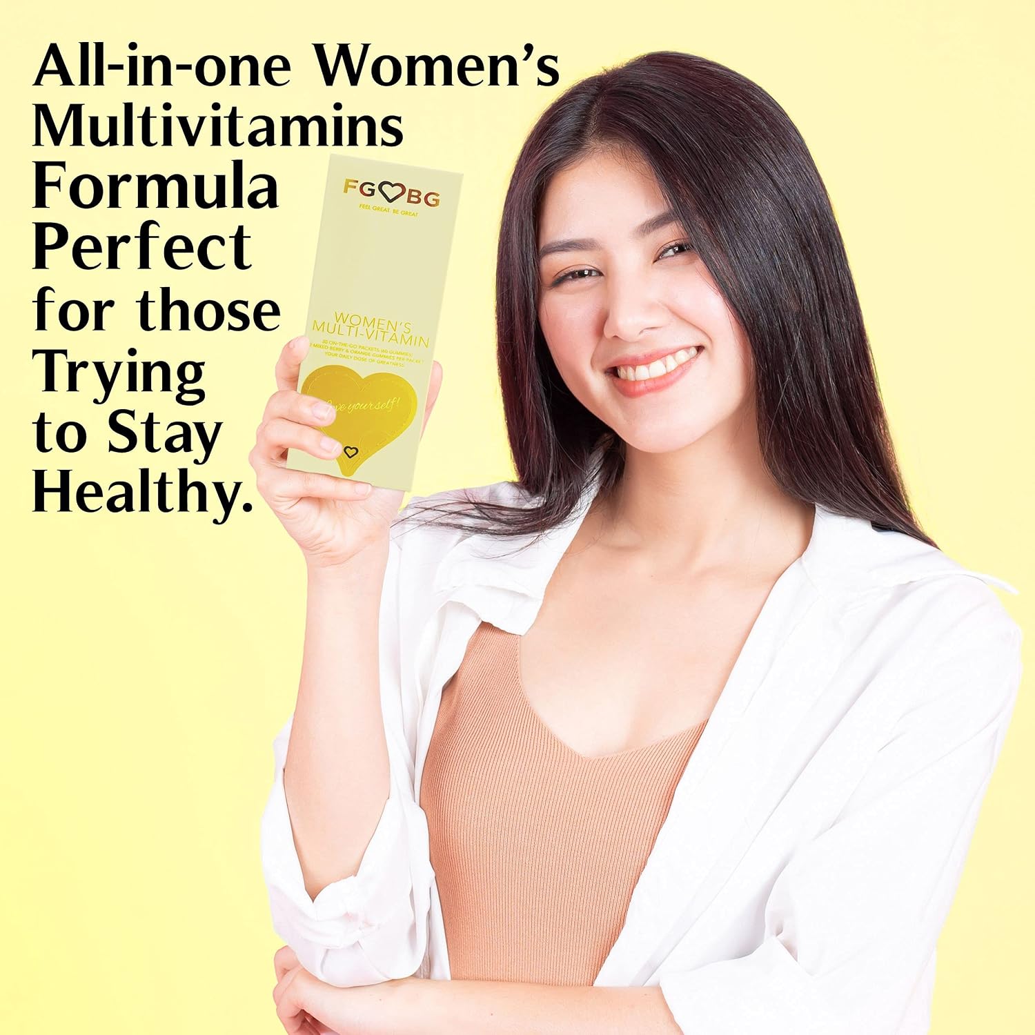 FGBG Gominolas Multivitamínicas para Mujeres – Fórmula Completa Vegana – 30 Días de Suministro