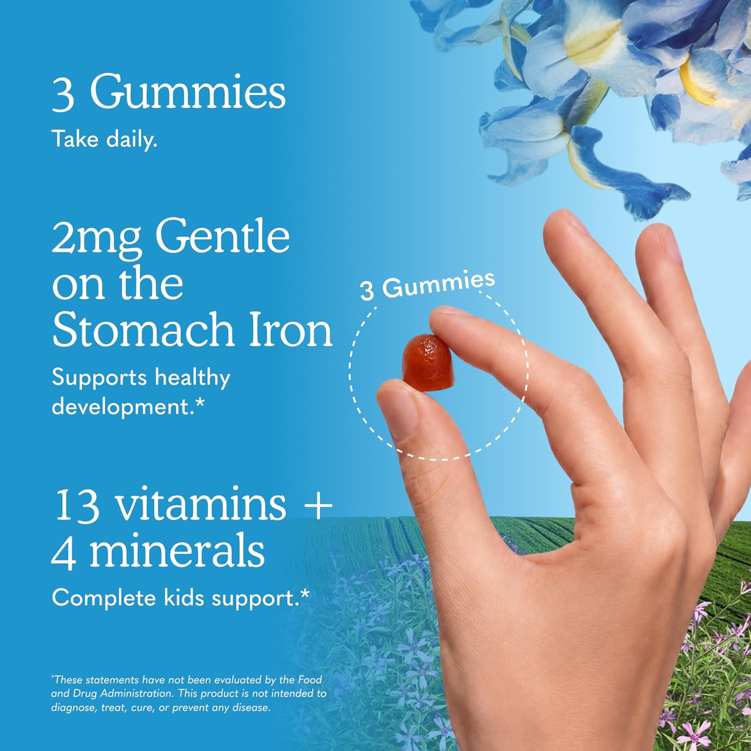Garden of Life Vitamin Code Kids Multivitamin Gummies with Iron and Probiotics for Immune Health, Digestive Support & Energy Support, Vegan, Gluten-Free, Non-GMO, Orange Flavor, 90 Gummies