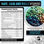 Men’s Hair Growth Supplement – Biotin & Collagen Hair Vitamins for Men – Thicker, Fuller Hair, Nail & Scalp Support – 240 Capsules