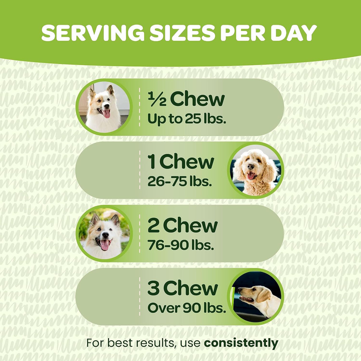 Masticables probióticos para perros con calabaza y enzimas digestivas | 90 unidades – Image 3