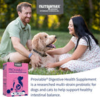 Nutramax Proviable Probióticos para Perros y Gatos, Suplemento Digestivo Diario con Múltiples Cepas Bacterianas, 30 Cápsulas