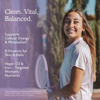 Garden of Life Organics Multivitamínico para Mujeres - Multivitamínico diario con alimentos integrales, hierro, biotina, vegano, orgánico, 60 comprimidos