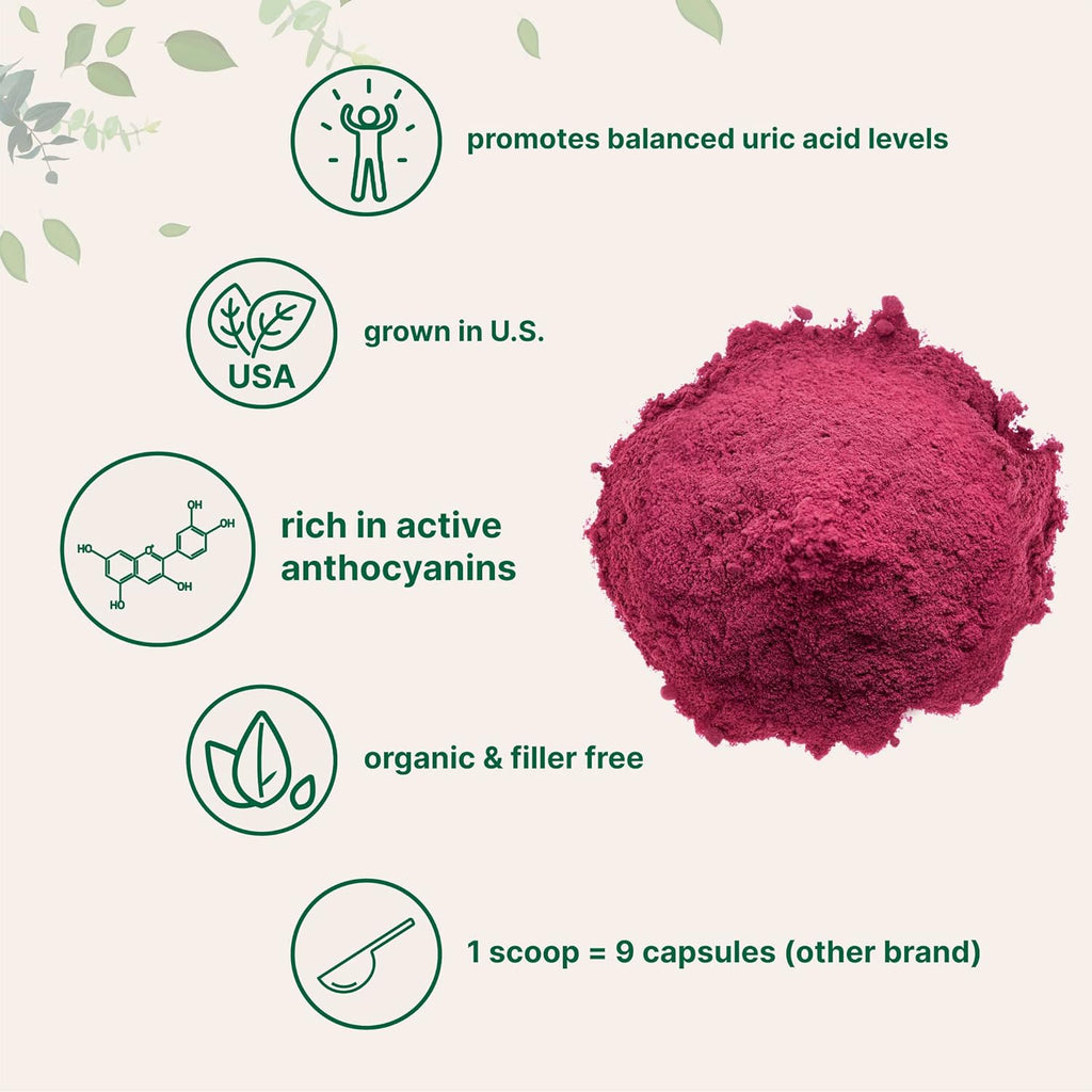 Micro Ingredients Polvo de Cereza Ácida Orgánica, 113 g