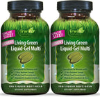 Irwin Naturals Women’s Living Green Liquid-Gel Multivitamins (120 Softgels, 2 Pack)