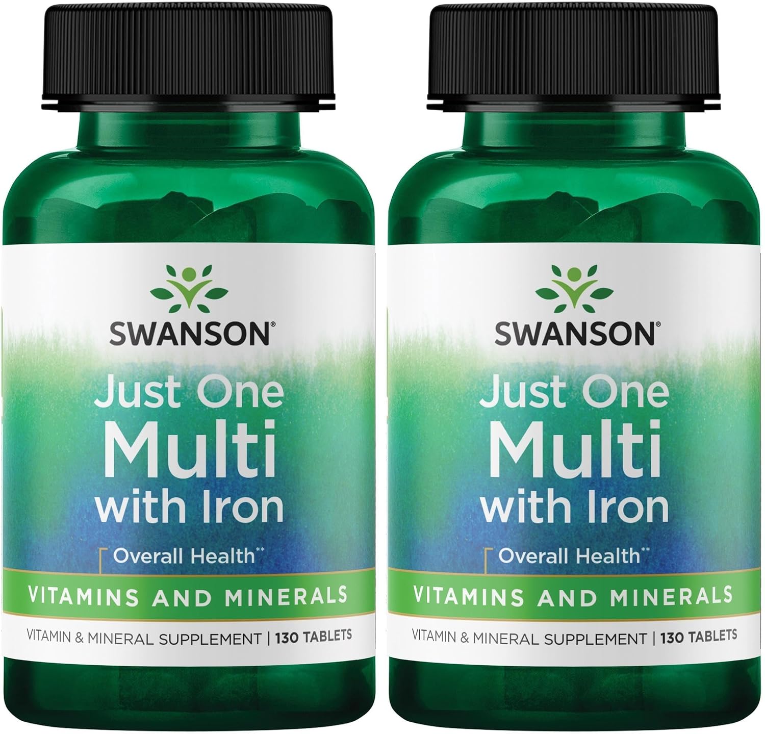 Swanson Century Formula Multivitamin with Iron, 130 Tablets