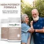 Healthy Care Vitamina D3 1000 UI 250 cápsulas blandas