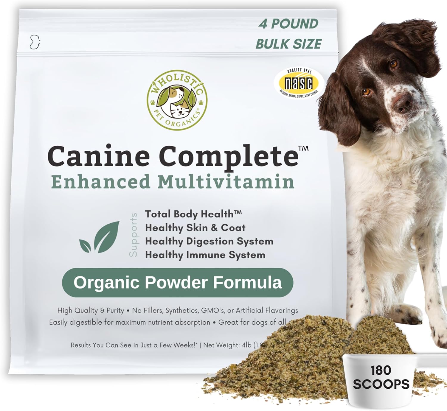 Canine Complete - Multivitamínico en Polvo para Perros - 1.8 kg