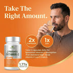 Vitamina C Liposomal Pura - 1200 mg - 60 Cápsulas