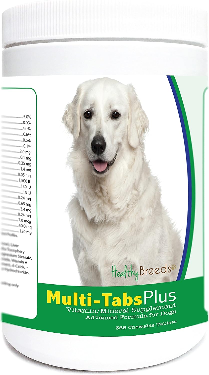 Healthy Breeds Kuvasz Multi-Tabs Plus Comprimidos Masticables, 365 unidades