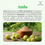 Vedistry Amla Suplemento 1100mg con Long Pepper - 60 Comprimidos