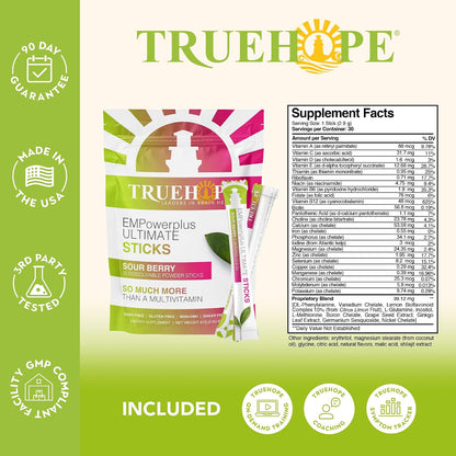 Truehope EMPowerplus Ultimate Multivitamin – Vitamina D: contribuye a la absorción y utilización normal del calcio – Image 2