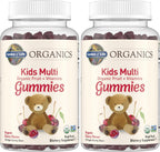 Garden of Life Organics Vitaminas para Niños en Gomitas – Multivitamínico Completo con B12, C y D3, Sabor Afrutado, USDA Orgánico, Non-GMO, Vegano, 120 Gomitas