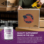Real Science Dyspnenol - Suplemento Natural de Apoyo Pulmonar con Vinitrox y GABA, 60 Cápsulas