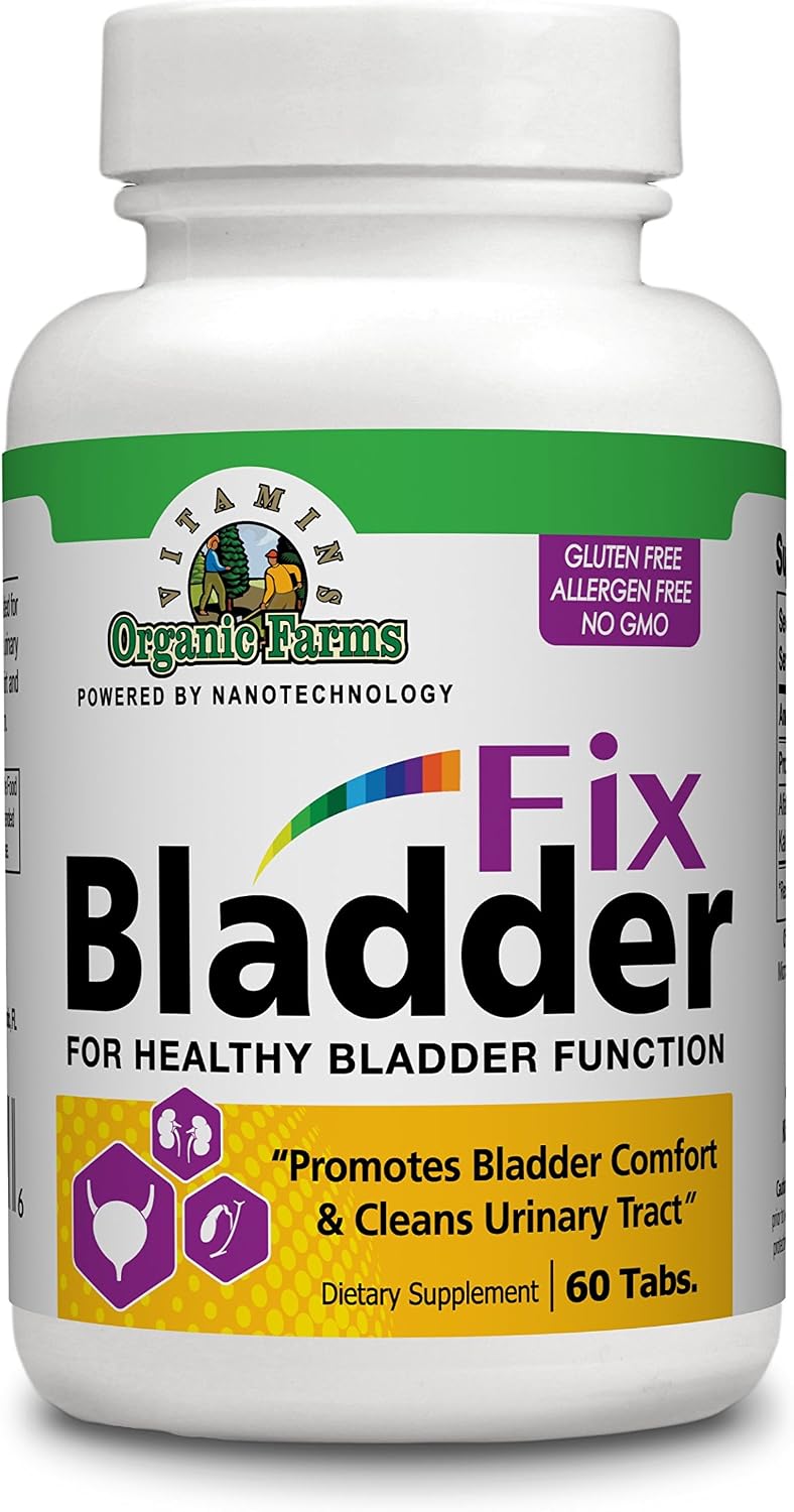 Organic Farms Vitamins Bladder Fix - 60 Comprimidos - Suplemento Alimenticio Natural