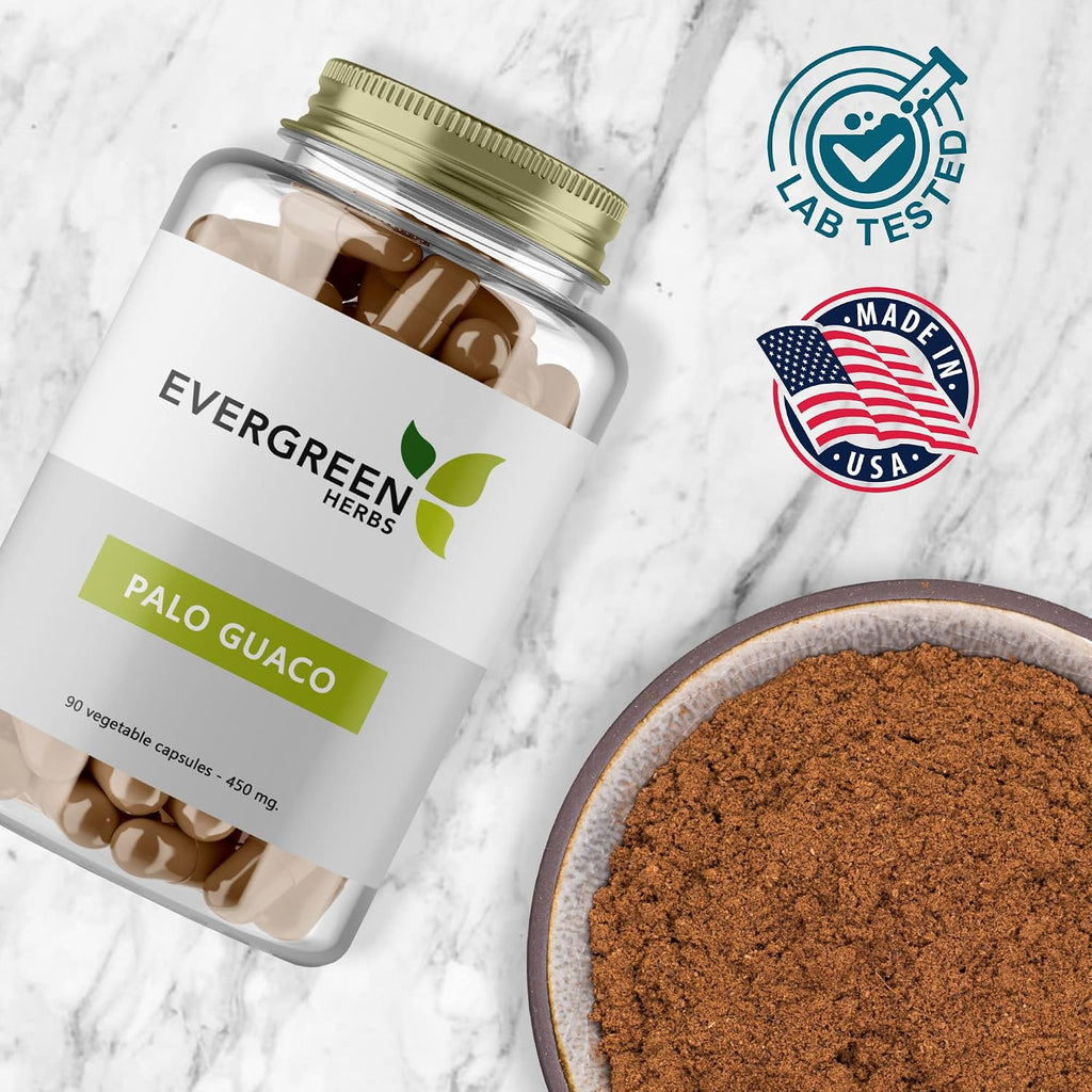 Evergreen Herbs Palo Guaco Cápsulas (90 unidades)