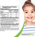 NaturesPlus Pedi-Active, 60 Chewable Tablets, Mixed Berry Flavor, Kids' Supplement for Focus