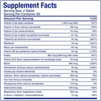 Multivitamínico 30 en 1 para Mayores de 50 con Hierro - Anabolic Laboratories