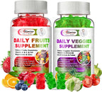 Alliwise Gominolas Multivitamínicas de Frutas y Verduras sin Azúcar - 120 uds.