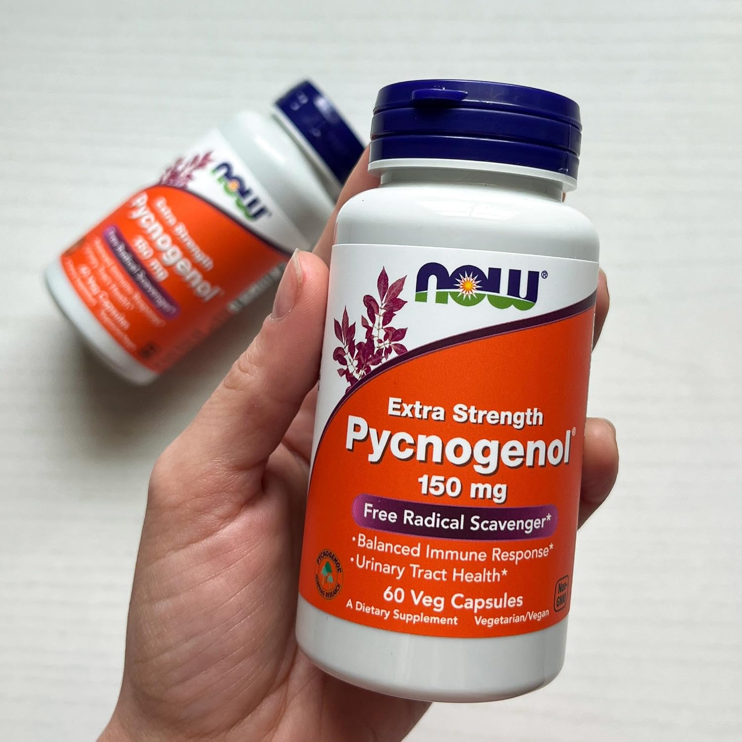 Now Supplements, Pycnogenol® 150mg Extra Fuerte, 60 Cápsulas Veganas