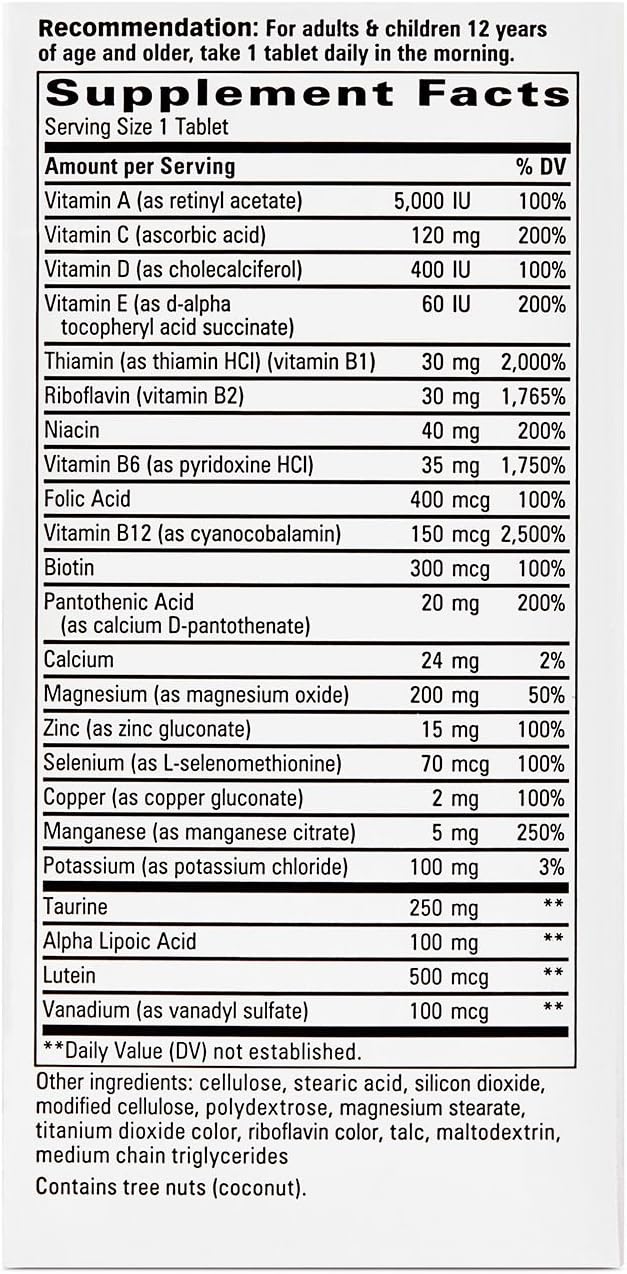 Alpha Betic Multivitamínico Plus Energía Extendida - 30 comprimidos