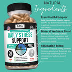 Kaya Naturals - Suplemento Natural para el Estrés y la Calma Mental - 30 Cápsulas