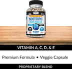 Kaya Naturals - Nootropic Brain Booster - Potenciador Cognitivo para Memoria y Concentración - 180 Cápsulas
