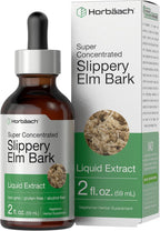 Horbäach Extracto Líquido de Olmo Americano | 60 ml | Tintura de Corteza | Vegano | Sin Alcohol | No-GMO, Sin Gluten