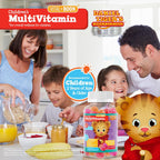 Daniel Tiger - Multivitamínico en Gominolas para Niños (60 gominolas) - 12 Vitaminas y Minerales Esenciales