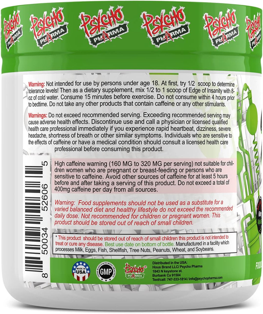 Psycho Pharma Infinite Brain Nootropic Game Changer - Compite y Gana (Mozart's Passion Mango, 30 raciones)