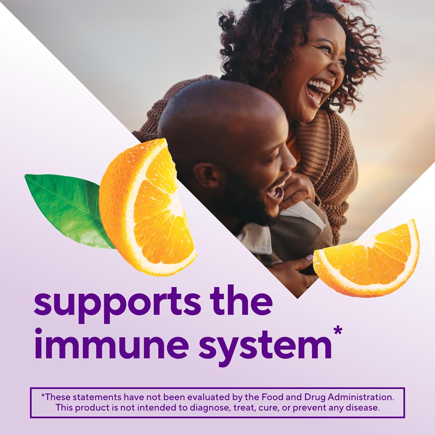Vitafusion Power C Gummy Vitamina C - 63 Gomitas (21 Días) Sabor Naranja