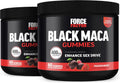 Force Factor Black Maca Gummies - 120 Gominolas de Maca Negra con BioPerine y Selenio
