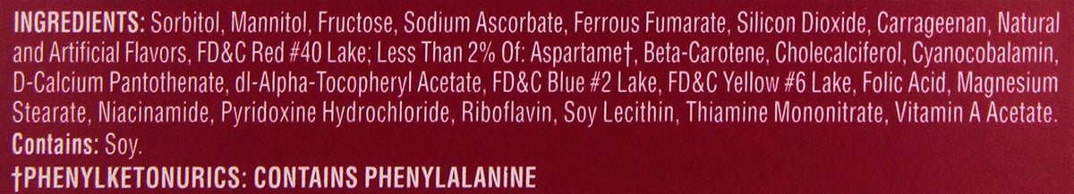 Flintstones Multivitamínico con Hierro - 60 Comprimidos Masticables para Niños – Image 6