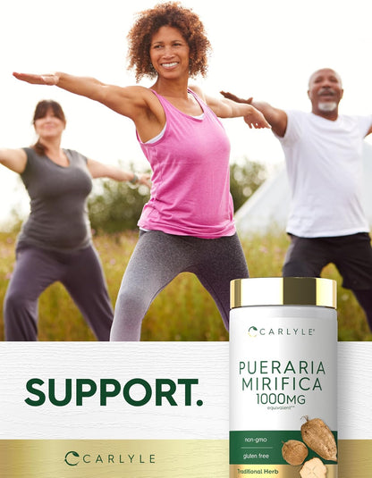 Carlyle Pueraria Mirifica Cápsulas | 120 unidades | Extracto de Raíz | Suplemento No-GMO y Sin Gluten – Image 6