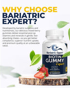 Bariatric Expert Biotina – Gominolas de biotina postcirugía bariátrica, 90 uds.