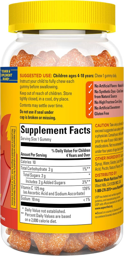Nature Made Kids First Gominolas de Vitamina C para Niños - 110 Gominolas – Image 6