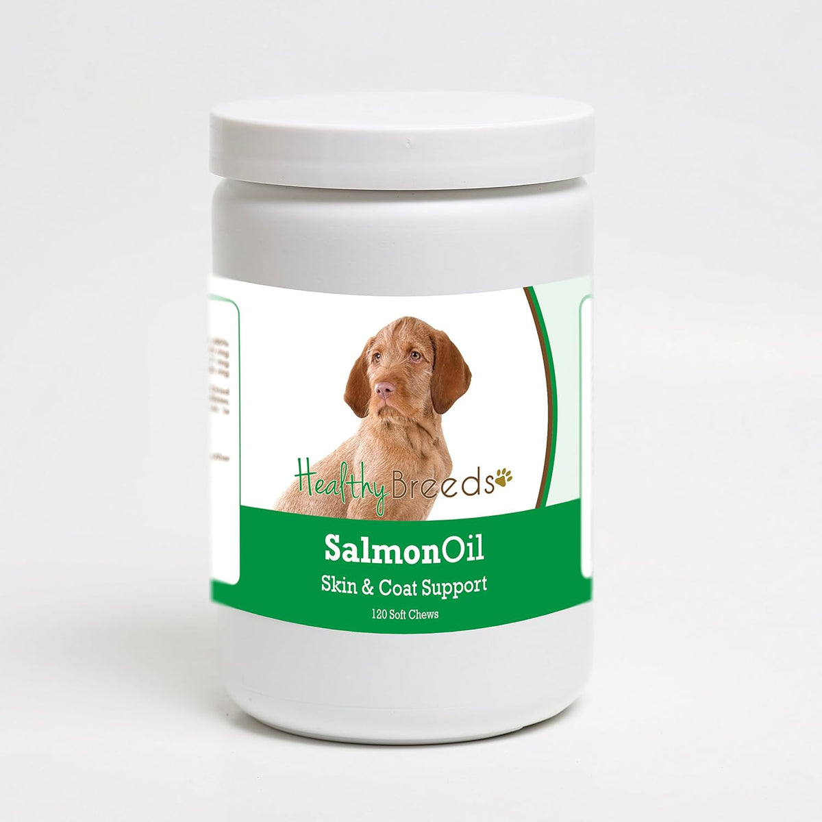 Healthy Breeds Wirehaired Vizsla Salmon Oil – Piel y pelaje: El omega 3 puede ayudar a mantener una piel sana y – Image 1