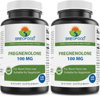 Brieofood Pregnenolona 100 mg, 120 Comprimidos - Complemento para el Equilibrio Hormonal