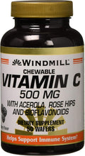 Windmill Vitamina C 500 mg Comprimidos Masticables con Acerola - 5 Unidades